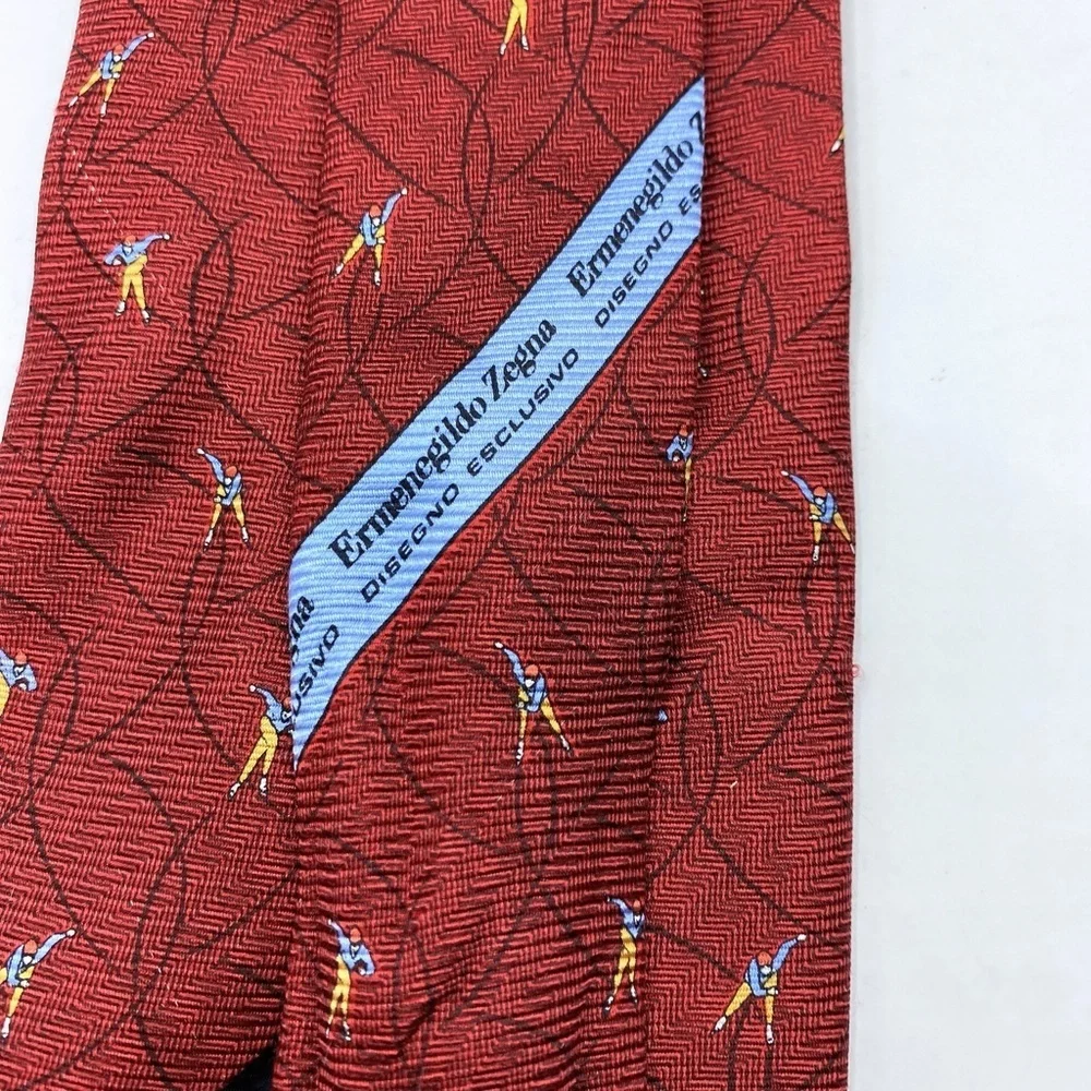 Ermenegildo Zegna 100% Silk Disegno Esclusivo Neck Tie - Picture 3 of 6